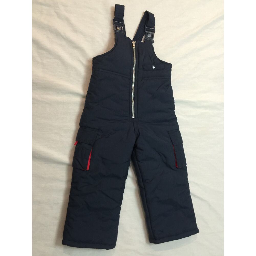 BIG CHILL OUTERWEAR BOYS GIRLS SNOW SKI BIBS OVERALLS CARGO NYLON SIZ…